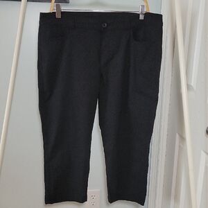 Eddie Bauer Classic Black Capri Outdoor Pants Size 14